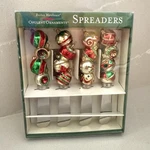 New Boston Warehouse Christmas Set Of 4 Spreaders Opulent Ornament 1999 Vtg. Fixed Price $12.00.