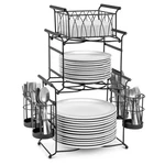 Sorbus Buffet Caddy 7-PC Stackable Kitchen Organizer 3-TIER Silverware Napkin Ho. Fixed Price $88.21.
