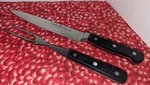 J.a. Henckels 8" Carving Chef's Kitchen Knife 31160-200 & Meat Fork 31162-160. Fixed Price $47.11.