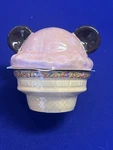 *new Disney World Beach Club Resort Mickey Ice Cream Scoop Cone Ceramic Bowl. Fixed Price $40.00.