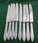Oneida Community Adam 8 Piece Silverplate-stainless Dinner Knives Beautiful. Fixed Price $12.99.