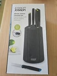 Joseph Elevate Knives 5-PIECE Carousel Set, Japanese Stainless Steel Knife Block. Fixed Price $39.99.