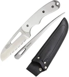 Myerchin Off Shore Fixed Knife 3.75" Serrated Stainless Steel Blade G10 Handle. Fixed Price $82.79.