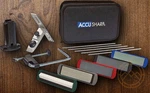 Accusharp Five-stone Precision Kit Four Grits Knife Clamp Six Angle Settings. Fixed Price $69.89.