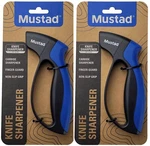 2 Units Mustad Knife Sharpener MT097, Ergonomic Handle, Carbide Sharpening Edges. Fixed Price $14.99.