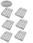 Ybm Home Silver Mesh 5-PART Flatware Tray 12.5 X 9.25 In. 6 Pack. Fixed Price $74.99.