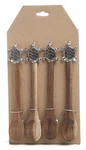 Beachcombers Wood Spoon Set 4 Turtle Design. Fixed Price $26.73.