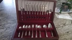 Rogers Silver Plated Table Ware Flower Set - Family Heirloom. Fixed Price $101.01.