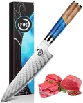 Chef Knife 8 Inch, Damascus Japanese VG10 Core Steel With 66-LAYER.... Fixed Price $117.43.