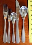 Indiv Robert Welch Comet Orbit Teaspoon Stainless 18/10 Salad Fork Knife Korea. Fixed Price $14.99.