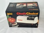 Chefs Choice Diamond Hone Electric Knife Sharpener Model 300 New In Box. Fixed Price $39.00.