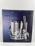 Mikasa Cheers Stainless Steel Ice Bucket Scoop Barware New!. Fixed Price $64.99.