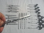 Vtg Reed & Barton Rebacraft Stainless Steel Bamboo Handle Flatware 32 Pcs Japan. Fixed Price $60.80.