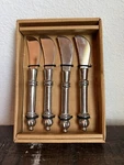 Star Home Cheese Spreaders Stainless Steel Set Of 4 Original Box Charcuterie. Fixed Price $15.00.