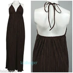 Muse Boston Proper Accordion Halter Pleated Boho Maxi Sun Bra Dress Nwt 12 $169. Fixed Price $69.99.
