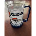 Denver Broncos Nfl Freezer Mug Duck House Sports 16OZ Crystal Tankard LCM108. Fixed Price $11.00.