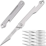 Edcfans Folding Scalpel Knife, Small Pocket For Men With 10PCS Surgical Re. Fixed Price $17.15.
