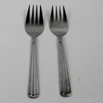 Lot Of 2 Wallace Silver Centennial Pattern 18/10 Ss Large Cold Meat Fork 9" Rare. Fixed Price $18.89.