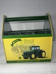 John Deere Metal Tin Box Company Utensil Caddy/tool Wood Handle - Licensed 7 X5. Fixed Price $15.19.