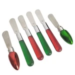 Set Of 6 Christmas Holiday Spreaders Butter Knives- 4 Sur La Table, 2 Light Bulb. Fixed Price $15.78.