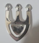 Sheffield Silver Plated Trident Spoon Rest/casserole Ladle Holder Made In Italy. Fixed Price $7.25.