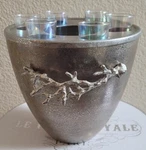 Beautiful Michael Aram Ocean Reef Vodka Service, Shot Glass Holder Bucket. Fixed Price $199.55.