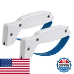 Accusharp Hand-held Carbide Blade Sharpener Kitchen Knife Chef. Fixed Price $35.90.