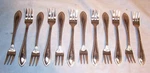 Wallace American Tradition Cocktail Oyster Seafood Pickle Olive Appetizer Fork. Fixed Price $49.99.