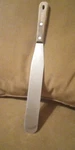 Vintage "dexter 24910" Stainless Steel W/wood Spatula For Frosting 15" Long. Fixed Price $18.00.