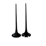 Vintage 70 Ikea Salad Spoon & Fork Server - Set Of (black) Melamine 12.5". Fixed Price $17.99.