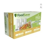 Foodsaver Special Value Combo Pack 8" & 11" Rolls 36 Heat-seal Pre-cut Bags. Fixed Price $29.95.