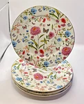 Grace Teaware Butterfly Garden Porcelain Dinner Plates - Nwt Set Of 4. Fixed Price $55.00.