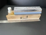 Dan Whetstone Company 8 Inch Soft Arkansas Stone, 3 Oil Stones Tri Hone. Fixed Price $45.00.