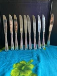 Lot Of 10 Dinner Knives Update International Regency 62 Stainless. Fixed Price $15.40.