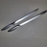 Gerber 2 Fork-tip Snickersnee Carving Knives Knife. Fixed Price $19.47.