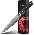 Yokashi Japanese Paring Knife 5" Inch 67-LAYERS Damascus Steel, Full Tang VG-10. Fixed Price $39.99.