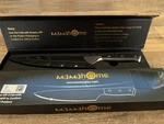 Mamahome Stainless Steel Chef's Knife Silver Black With Product Manual. Fixed Price $12.00.