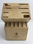14 Slot Knife Block Storage Without Knives, Wooden, J. A. Henckels International. Fixed Price $26.95.
