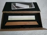 Kamikoto - Toishi Sharpening Whetstone 1000/3000 Stone, Bamboo Stand, Paper. Fixed Price $39.99.