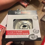 Home Plus Durable Foil Assorted Electric Burner Liners, 12-PACK $25 Value For $1. Fixed Price $10.00.