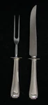 Vintage 2 Piece William Adams Sheffield Sterling Silver Carving Set New Box. Fixed Price $255.00.