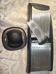 Oxo Good Grips Mandoline Slicer Stainless Steel Black 1054752 Folding. Fixed Price $25.68.