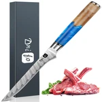 Dnifo Damascus Boning Knife INCHVG10 Core Steel 66-LAYERS High. Fixed Price $76.14.