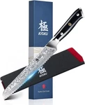 Kyoku Chef Knife Shogun Series V10 Serated Nob Bread. Fixed Price $45.00.