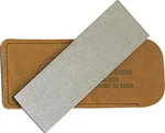Eze-lap Diamond Grey Fine Edged Knife Sharpening Stone W/ Pouch L66F. Fixed Price $39.95.