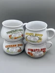 Euc Vintage Dat'l Do-it Inc Ddi Recipe Soup Mugs Bowls Cups Set Of 4. Fixed Price $30.00.