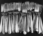 100 Random Salad / Dessert Forks Mix Stainless Bulk Mismatch Lot. Fixed Price $99.00.