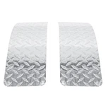 Diamond Plate Aluminum Trailer Fender Rock Guard Set Sturdy Built Silver X2. Fixed Price $75.38.