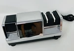 Chefs Choice Knife Sharpener Model 110 White Diamond Electric Chrome Finish. Fixed Price $21.97.