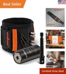 Dual Pocket Magnetic Wristband & Universal Socket Grip For Diy Lovers 7-19MM. Fixed Price $22.99.